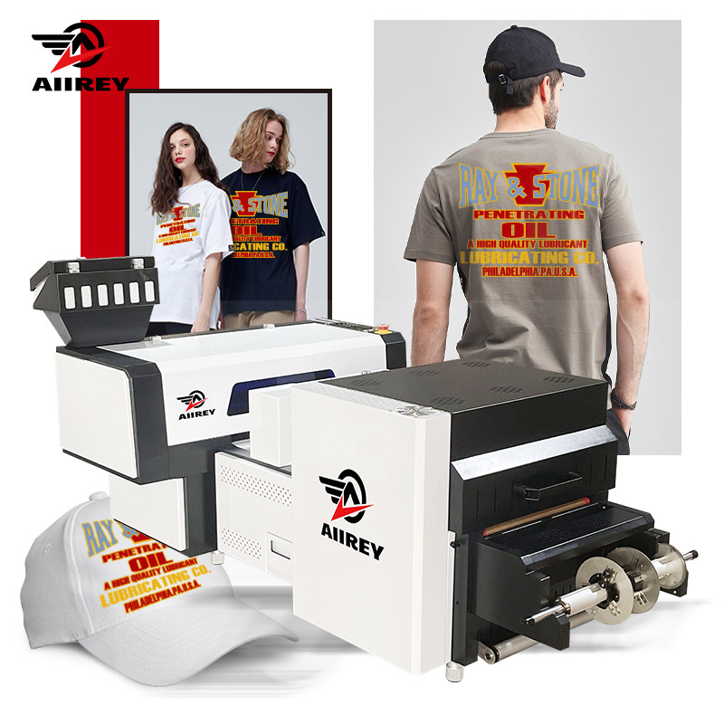 Printer DTF A2 Bahasa yang Dapat Disesuaikan 9 Warna Ganda I3200 Mesin Cetak Kain Texile
