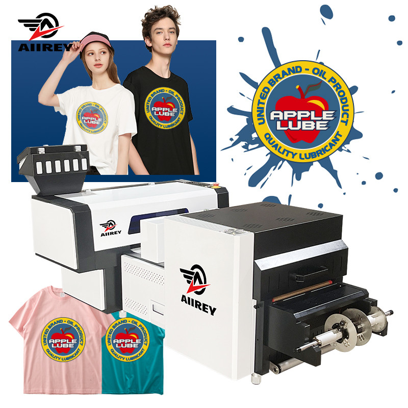 Printer DTF A2 Bahasa yang Dapat Disesuaikan 9 Warna Ganda I3200 Mesin Cetak Kain Texile