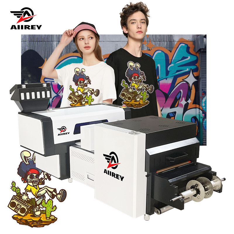 Printer DTF A2 Bahasa yang Dapat Disesuaikan 9 Warna Ganda I3200 Mesin Cetak Kain Texile