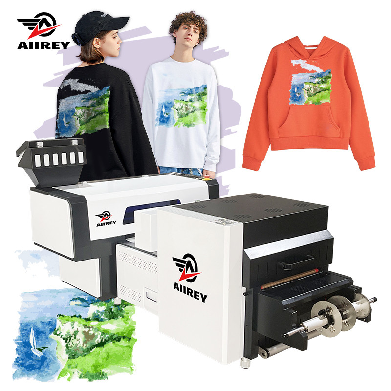 9 Warna A2 DTF Printer CMYK+LC+LM+Neon Y+Neon M+W Ganda EPSON I3200 Kepala