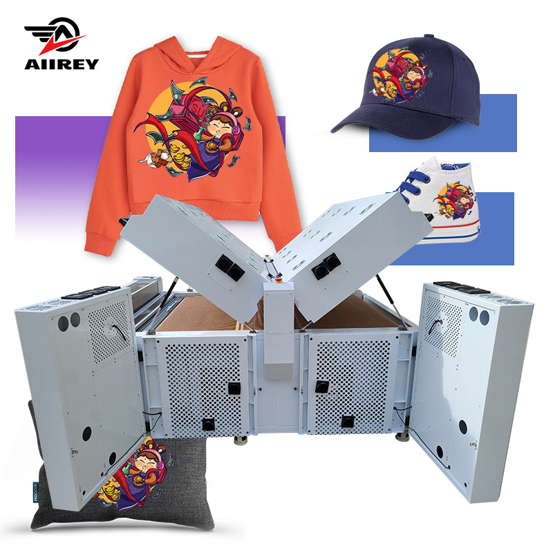 DTF Powder Shaker dengan Double Oven Fast Constant Temperature Heating Drum Suction Operation Mesh Belt