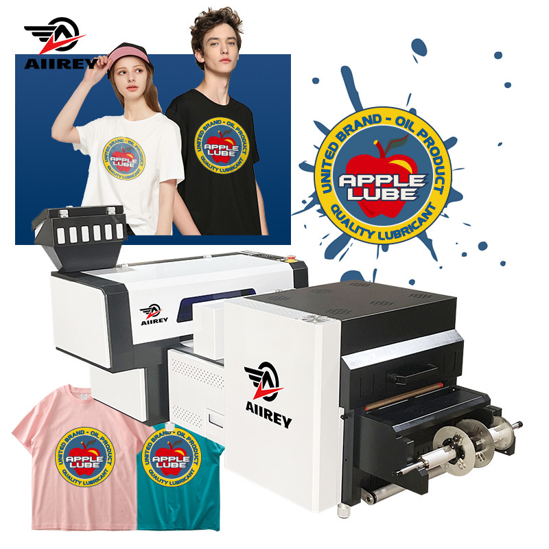 450mm Max Print Size Mesin Printer DTF Dengan Pembersih Asap Terintegrasi Semua Dalam Satu