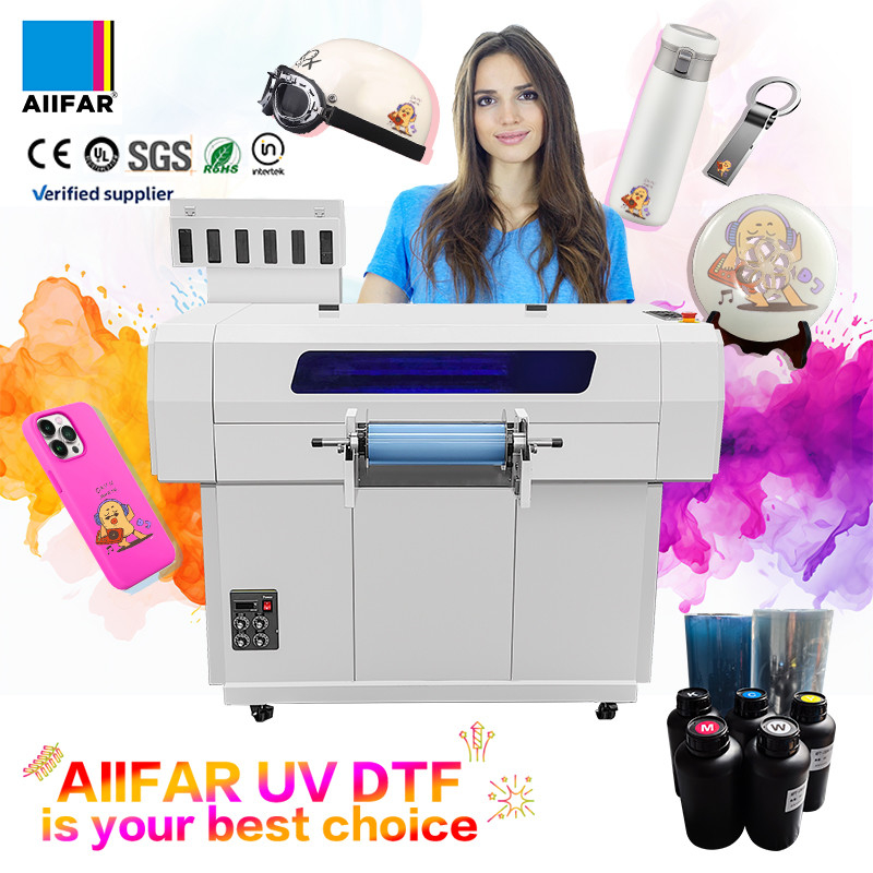 Refinecolor Roll To Roll UV DTF Printer 110V 220V Pemeriksaan Video Keluar