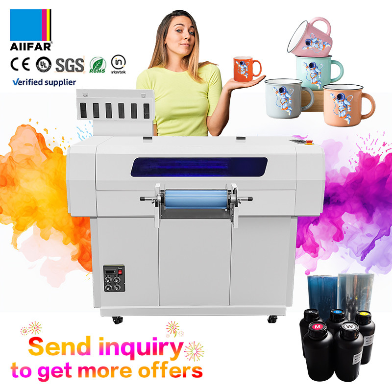 Refinecolor Roll To Roll UV DTF Printer Untuk Percetakan