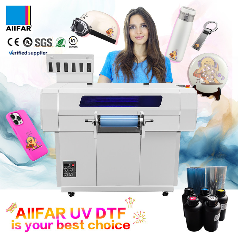 Printer Inkjet Refinecolor Roll To Roll Printer UV DTF dengan Pemeriksaan Video Outgoing