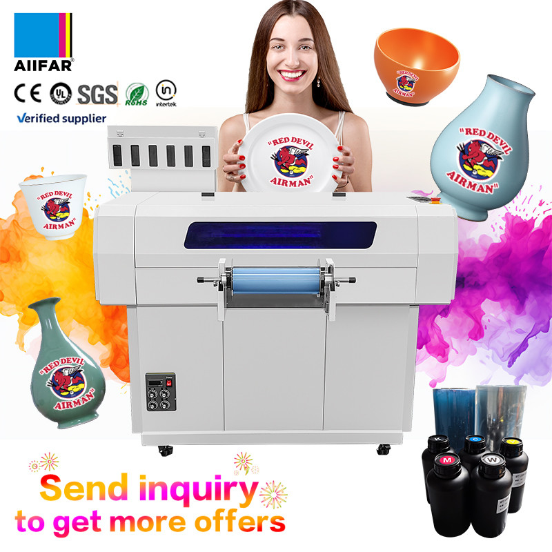 Tipe Plat Tegangan 110V 220V UV DTF Printer Untuk Pencetakan Inkjet