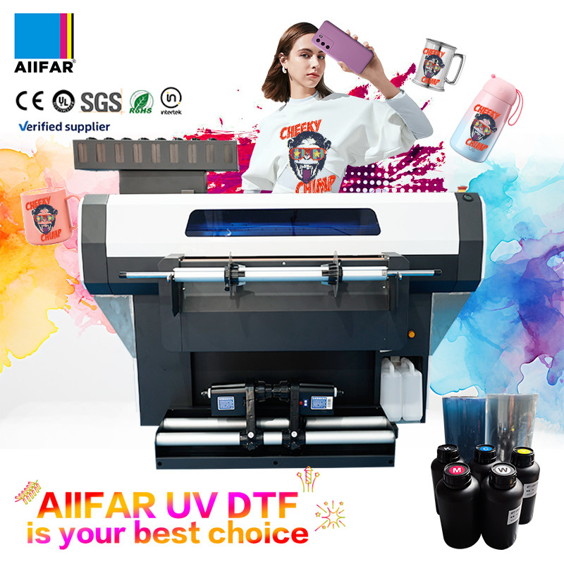 Industri Roll to Roll DTF UV Printer 110V/220V Tegangan untuk Manufaktur dan Iklan