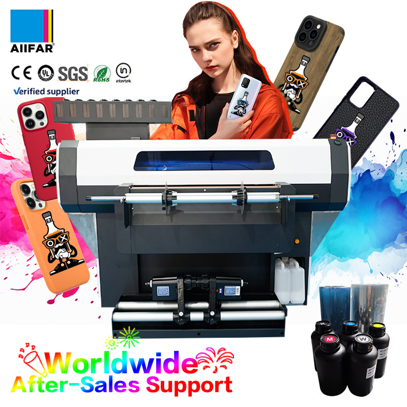 Produktivitas UV DTF Printer Dual Voltage 110V/220V Mesin Pencetakan Klip Kristal