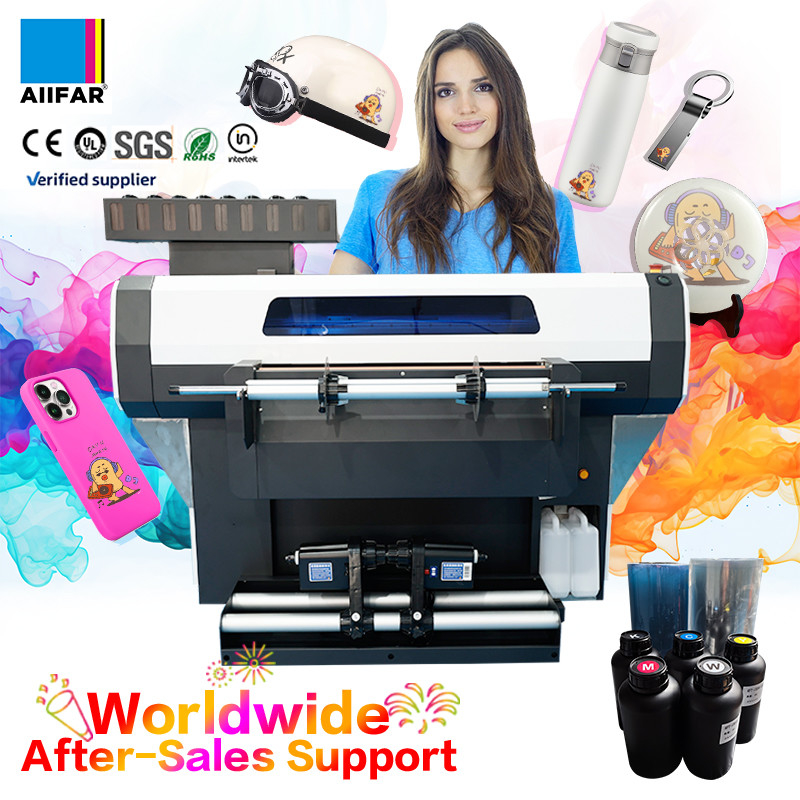 Inkjet DTF Inkjet Printer Untuk Produksi Periklanan Produktivitas Tipe pelat UV