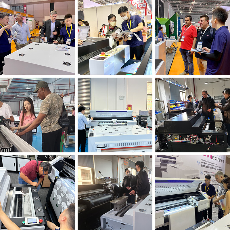 Kemampuan Inspeksi Video Pencetak Transfer Inkjet DTF Voltage Roll To Roll