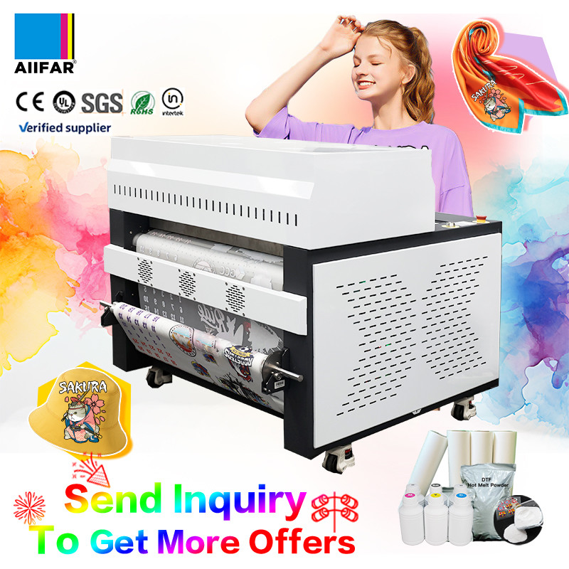 DTF Powder Shaker Machine dengan All In One Smoke Purifier Untuk Suhu 20-28C Kelembaban 70%