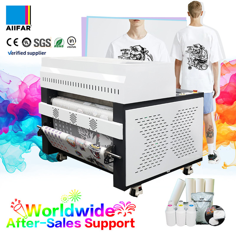 Motor Vibration Heat Transfer Fully Automatic DTF Powder Shaker Untuk Printer Kaos
