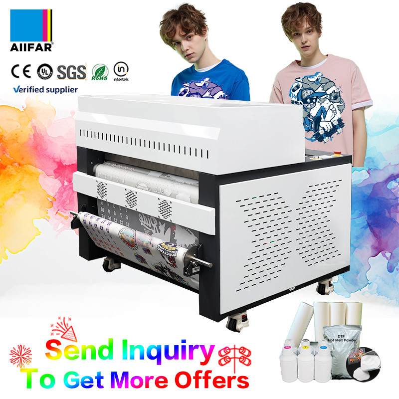 DTF Printer Paste Rocking Powder Machine Untuk T-Shirt Bag Sock Dan Printing Sepatu