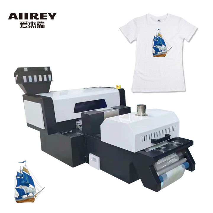 Dual XP600 Print Heads PET Film A3 DTF Printer Pemanasan Tiga Tahap