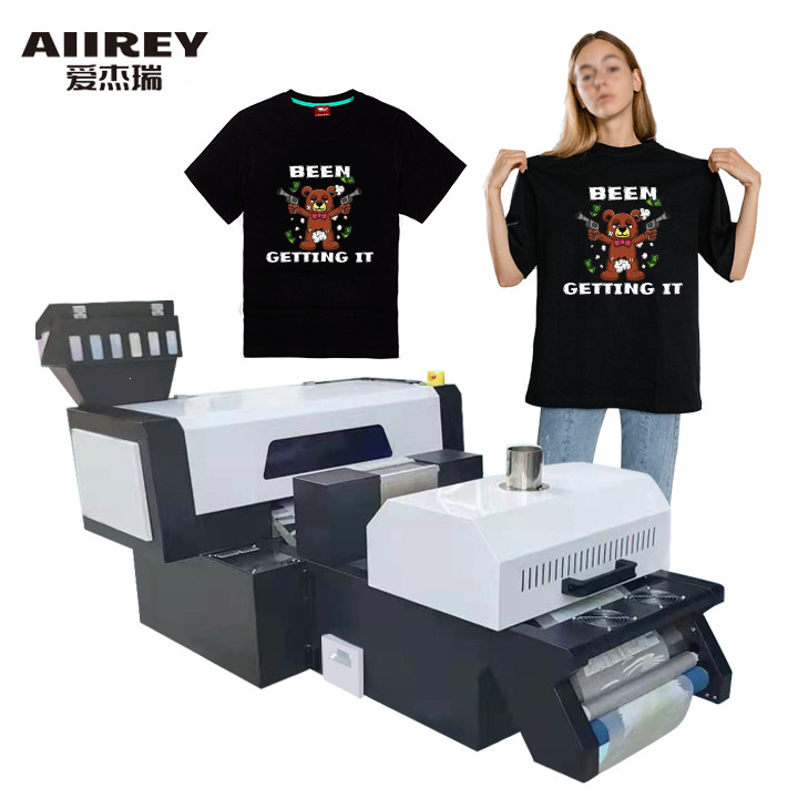 2 Kepala XP600 30cm Mesin Printer DTF Roll To Roll Plate Type